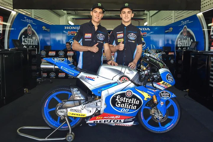 Moto3: Aron Canet con Estrella Galicia nel 2016