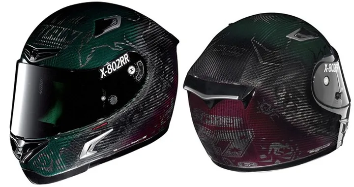 Nolan X-802RR Ultra Carbon One-Off SuperHero per Casey Stoner
