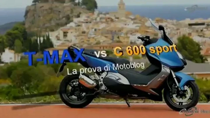 BMW C600 Sport vs Yamaha TMAX: il Video Test di Motoblog - 1a parte