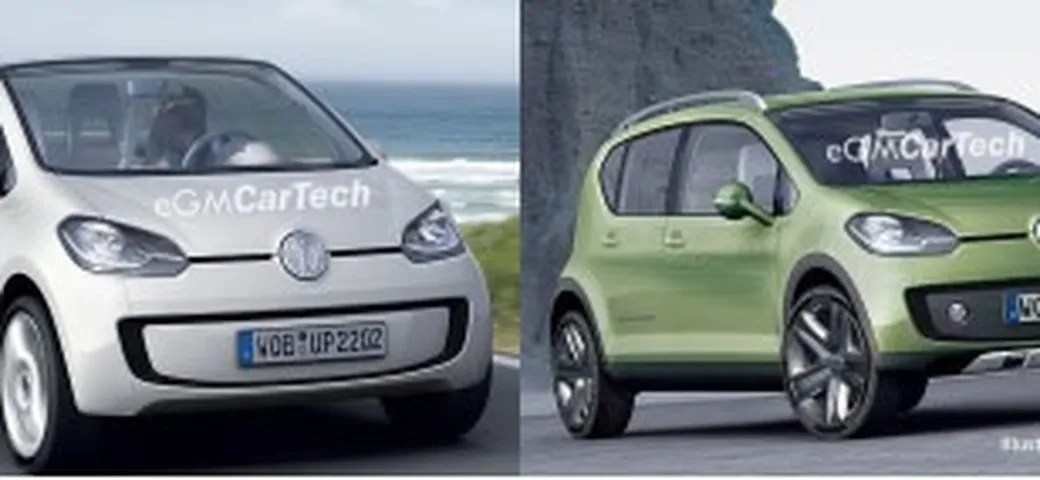 Volkswagen Up! - rendering delle versioni SUV e Cabrio