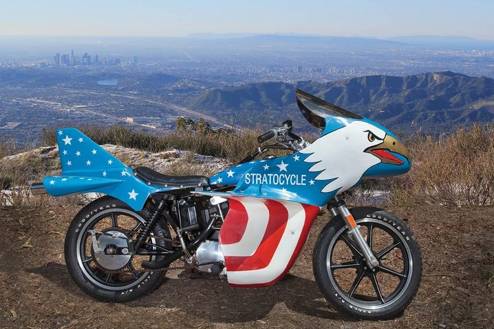 All’asta la Stratocycle di Evel Knievel