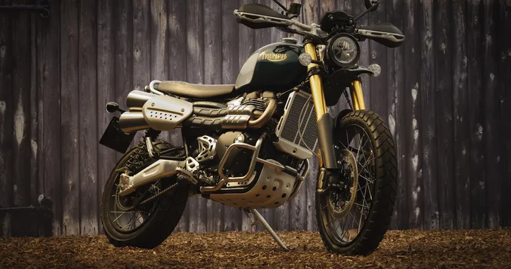 Triumph Scrambler 1200 Steve McQueen Edition (Video)