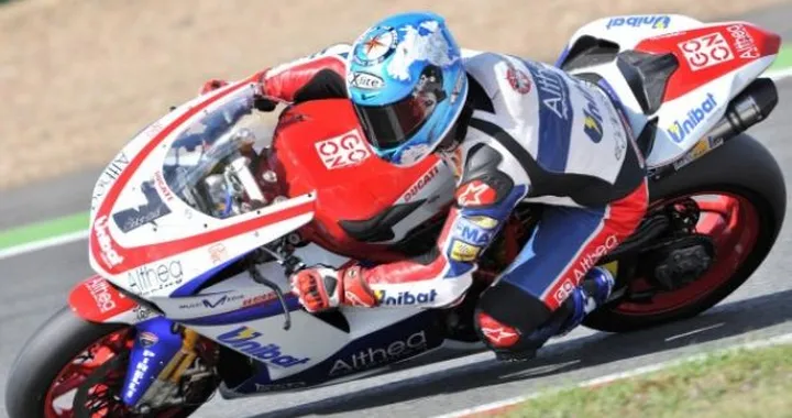 Test SBK ad Aragon: dominio Checa, Fabrizio e Biaggi inseguono da lontano