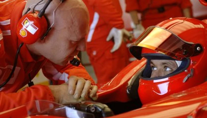 Valentino Rossi - a un secondo da Schumacher