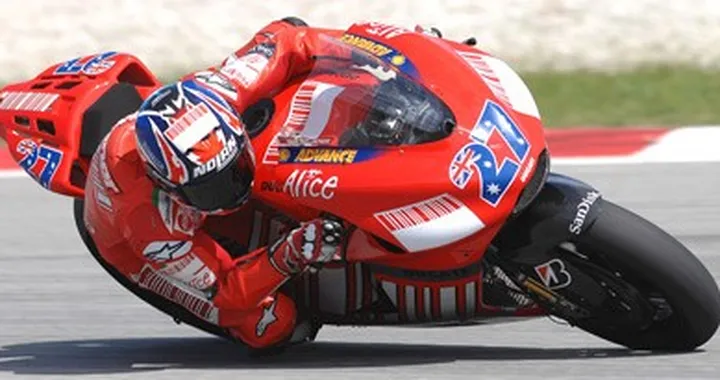 Capirossi e Stoner in progresso