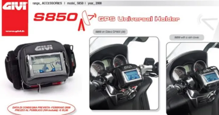 Givi presenta la nuovo sacca S850 porta GPS
