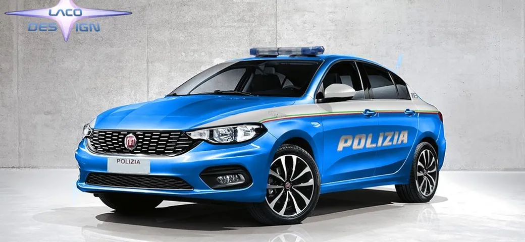 Fiat Tipo Polizia: l'anticipazione in un render