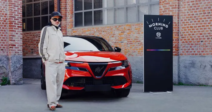 Alfa Romeo Junior protagonista all'm2o Morning Club con Samuel