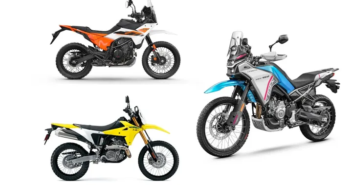Confronto tra CFMOTO 450 Ibex, KTM 390 Adventure R e Suzuki DR-Z4S: quale scegliere?