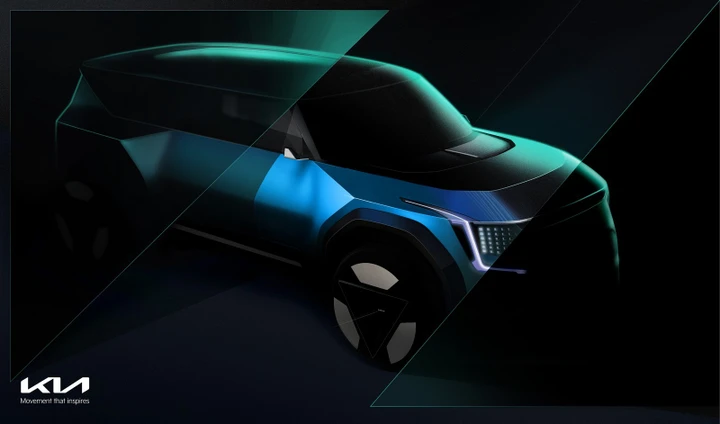 Kia Concept EV9: i teaser della futura SUV elettrica