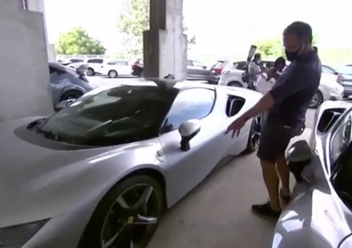 Le auto dei piloti di F1 nel paddock di Budapest [Video]