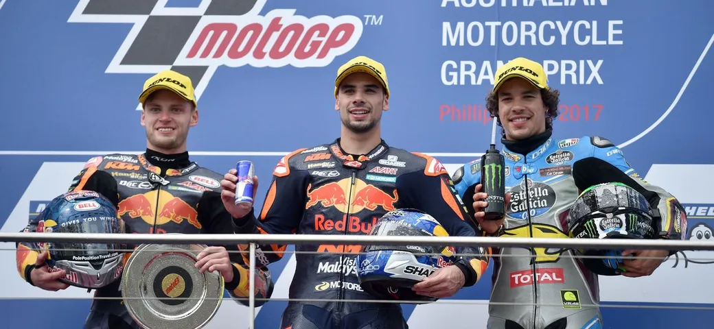 Moto2 Australia: vince Oliveira su Binder e Morbidelli