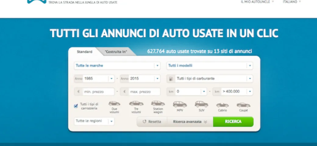 Autouncle, un motore di ricerca per le auto usate