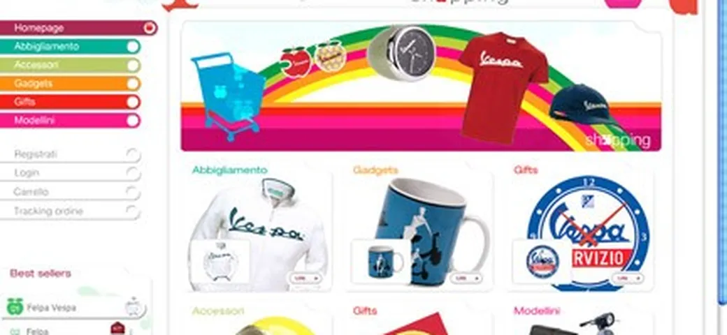 Da oggi la Vespa si compra online su VespaShopping.com