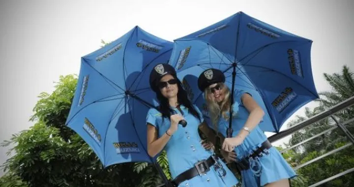 MotoGP: Paddock Girls e Umbrella Girls di Sepang