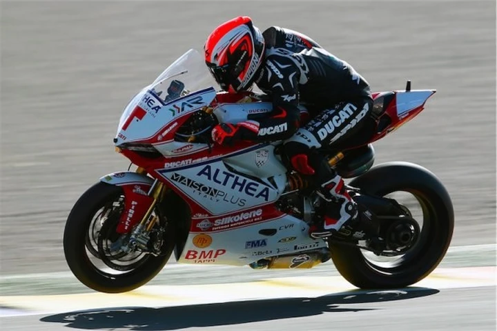Test SBK: esordio dei piloti Althea a Valencia