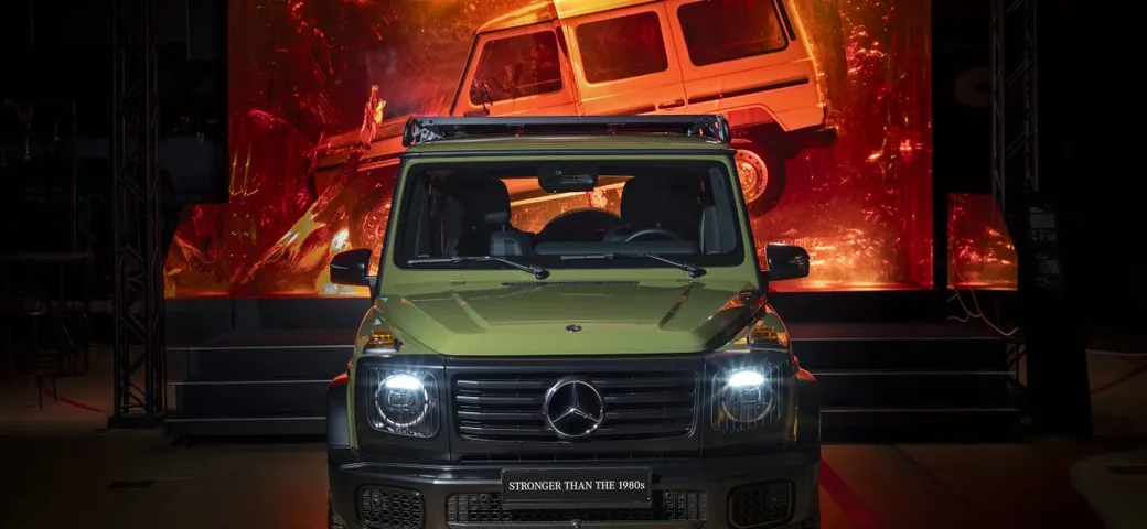 Mercedes-Benz G-Class Edition STRONGER THAN THE 1980s, edizione speciale da yuppies