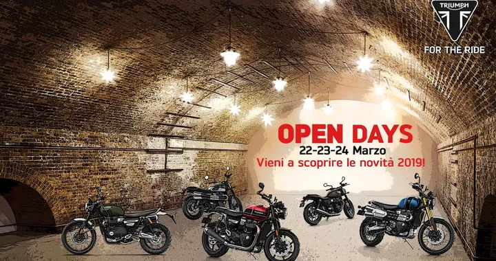 Triumph: alla scoperta della gamma Modern Classic con gli Open Days