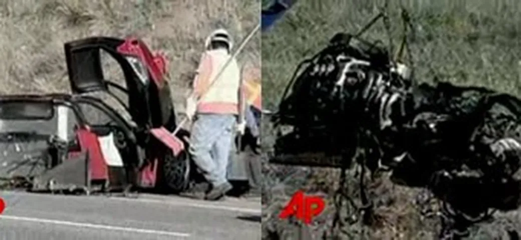 Un altra Ferrari Enzo distrutta