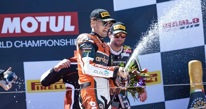 Chaz Davies: "Ho gestito bene la gomma posteriore. Più forti di un anno fa"