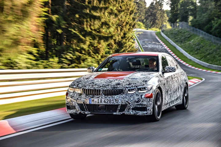 Nuova BMW Serie 3: foto spia ufficiali al Nurburgring