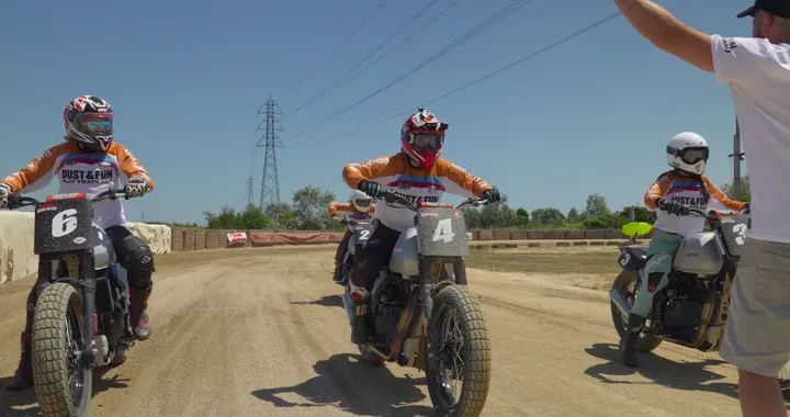 Dust &amp; Fun, il mini campionato di Flat Track (VIDEO)