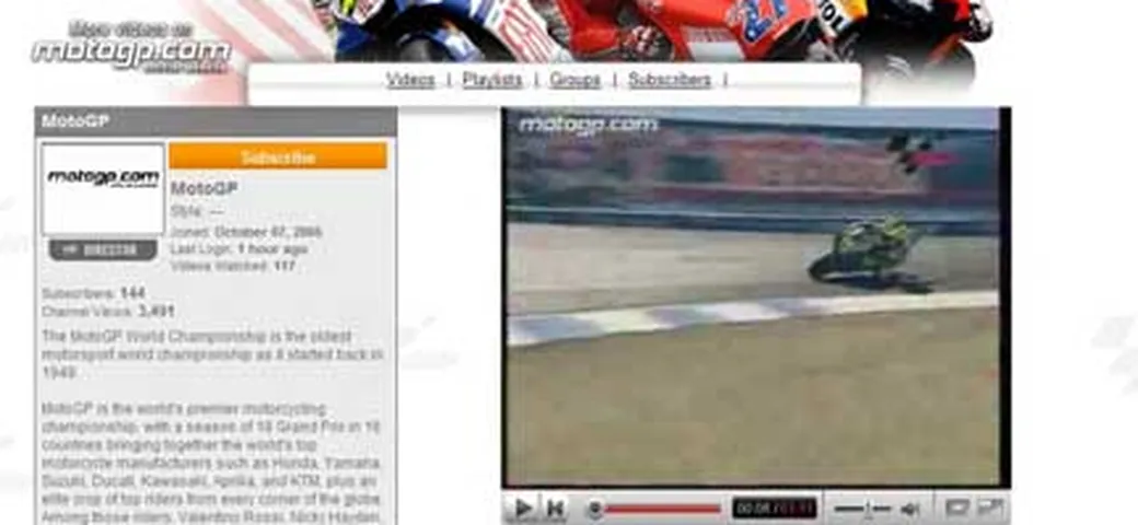 La MotoGp sbarca su YouTube