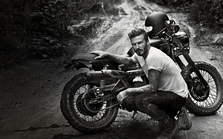Replica Triumph Bonneville usata da David Beckham