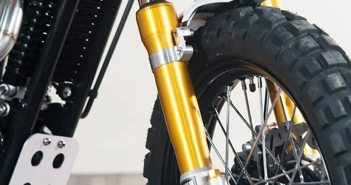 Ohlins: forcella 43mm R&T Conventional per Triumph Scrambler, Bonneville e Thruxton