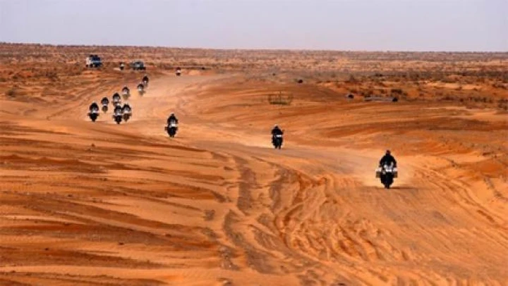 Moto Guzzi Stelvio Raid in Tunisia