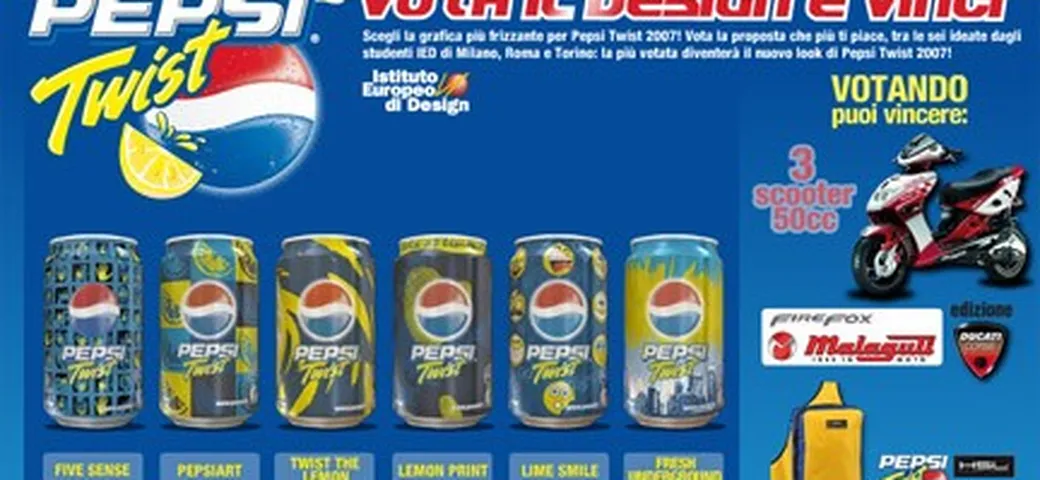 Vota Pepsi e vinci uno scooter Malaguti