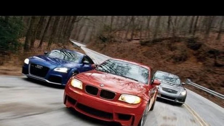 Video: Audi TT RS VS BMW Serie 1 M Coupè VS Infiniti G37 Coupè IPL