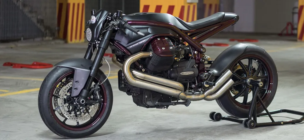 Officine Rossopuro Animanera: il lato oscuro di Moto Guzzi