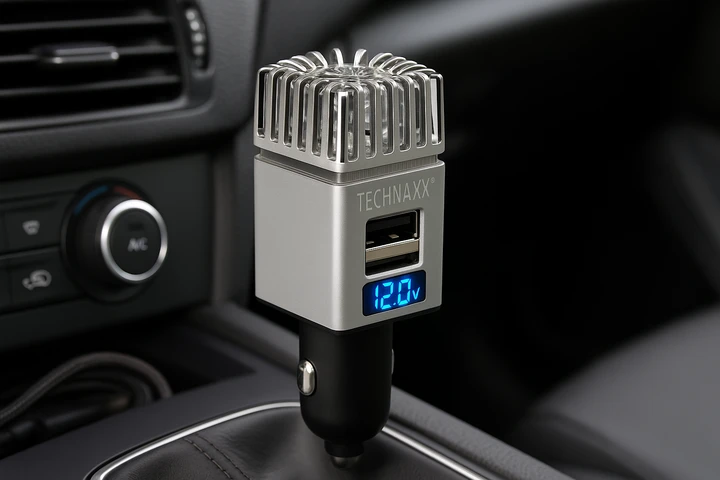 Technaxx TX-130: aria pulita e doppia ricarica in auto a meno di 10 euro
