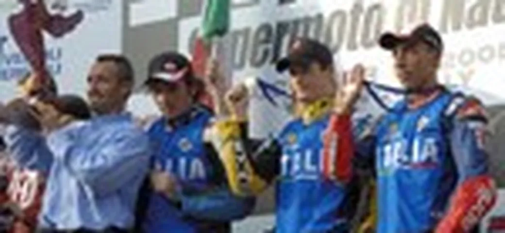 Italia campione nel Trofeo delle Nazioni Supermoto