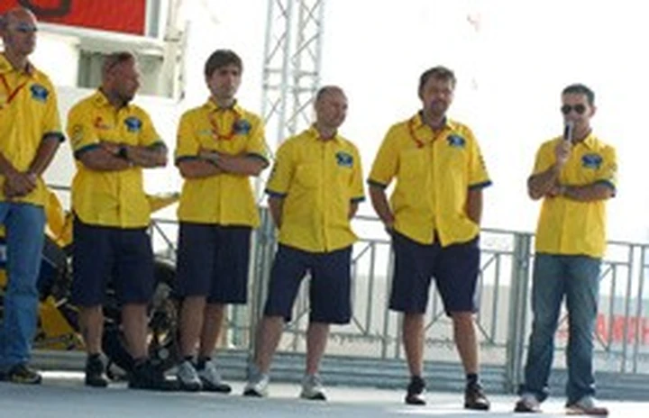 I protagonisti della festa Yamaha