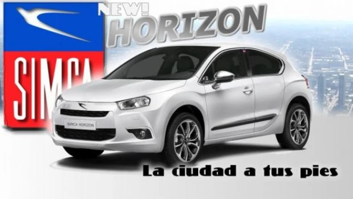 Simca: ricostruzioni grafiche dell'ipotetica nuova Horizon