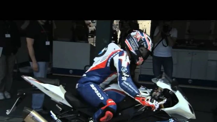 BMW S1000RR Superbike Test Misano 2012: l'intervista a Marco Melandri