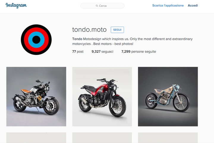 Gli account Instagram da seguire: @tondo.moto