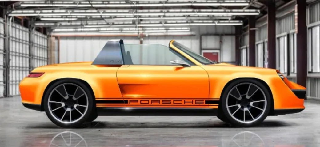 Porsche, il restomod che trasforma una Boxster in una 914