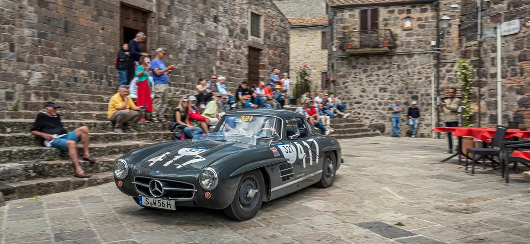 1000 Miglia 2024: Mercedes Classic Works al via con auto speciali