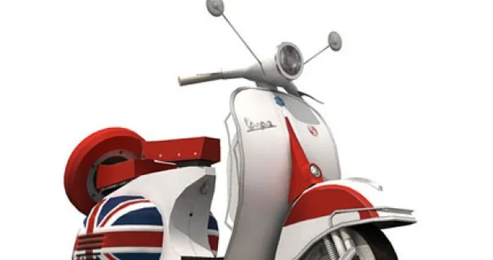 Vespa 150 e Vespa Girl di Carta