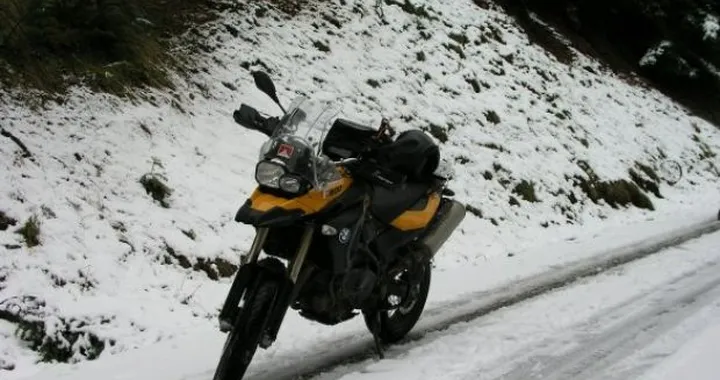 Foto del giorno: BMW F800 GS a Mountain Parnon