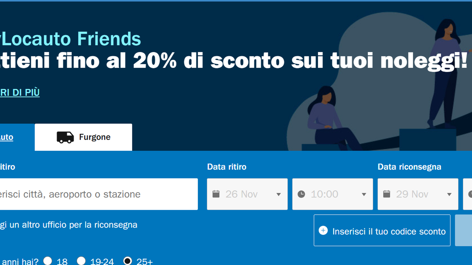 Con Locauto il noleggio di auto e furgoni è in sconto del 20% - Autoblog