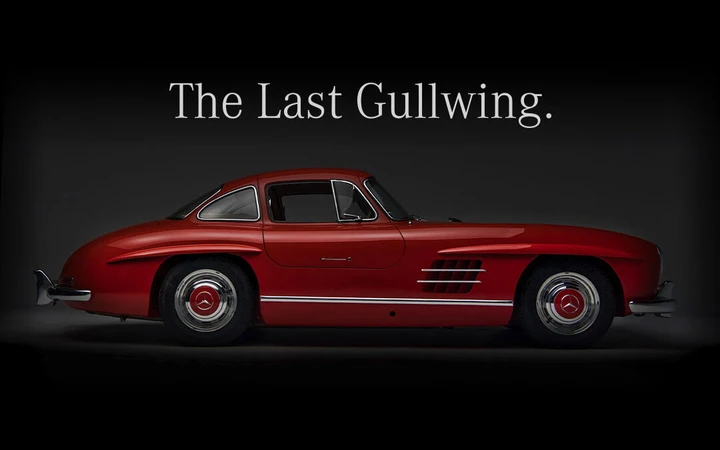 Mercedes-Benz 300 SL Gullwing: all'asta l'ultimo esemplare della specie