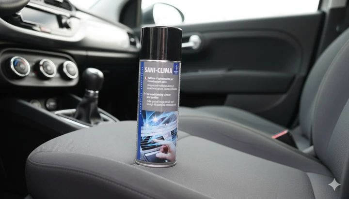 Climatizzatore igienizzato e profumo in auto con questo spray da 15 euro
