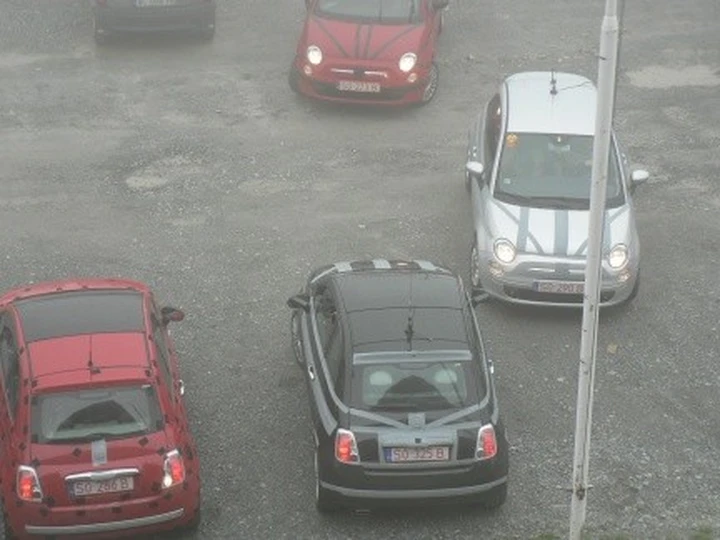 Fiat 500 - avvistamenti allo Stelvio