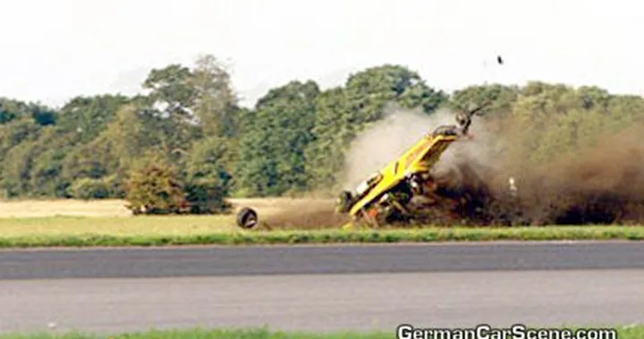 Le foto dell'incidente di Richard Hammond