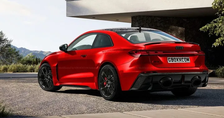Audi RS 5 Coupé, il render per sfidare la BMW M4 Neue Klasse
