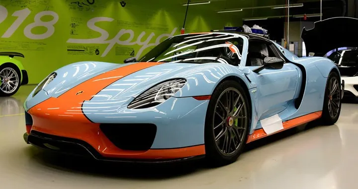 La Porsche 918 diventa Gulf